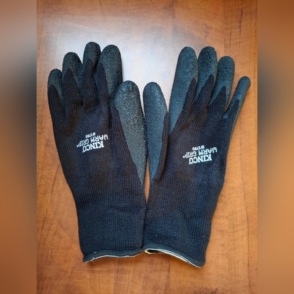 Kinco 1790-XL Warm Grip Thermal Knit Black Work Gloves